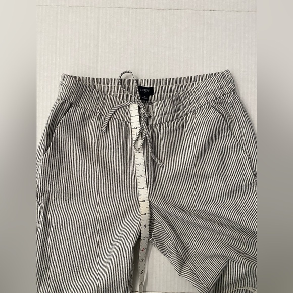 🆕NWT J Crew Linen Cotton Drawstring Pant Size 8 - Picture 7 of 9